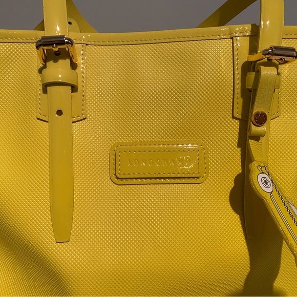 Longchamp New York City Theme Yellow Tote - Picture 4 of 4